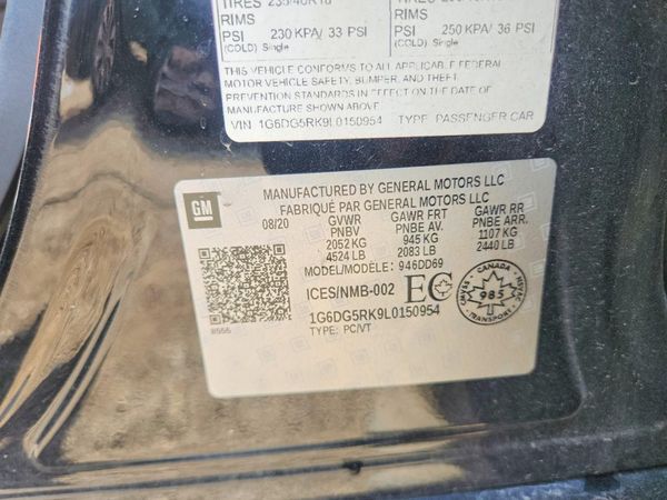 2020 CADILLAC CT4 Sport