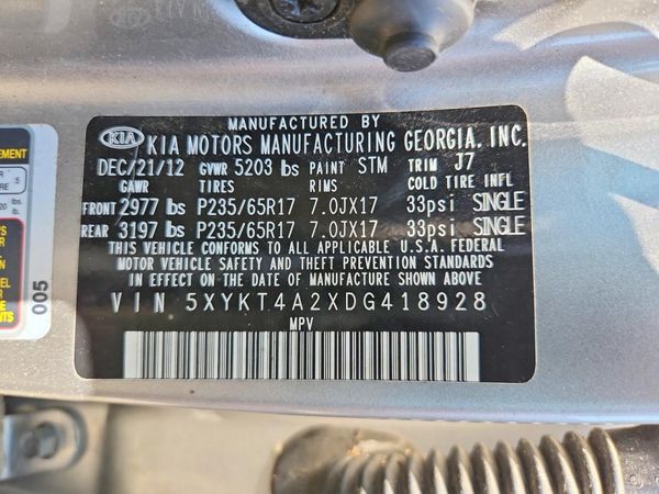 2013 KIA SORENTO Base / LX
