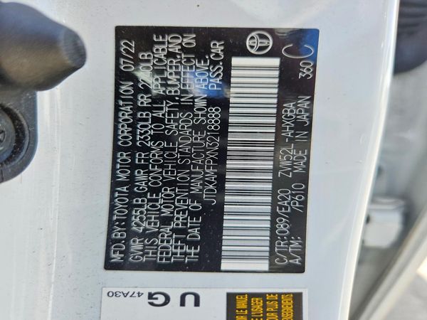 2022 TOYOTA PRIUS