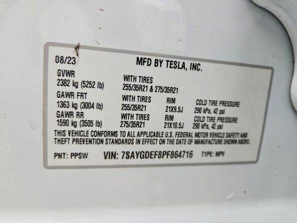 2023 TESLA MODEL Y