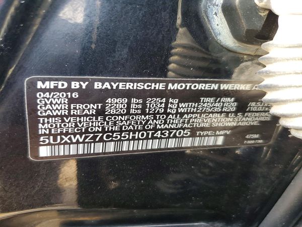 2017 BMW X3