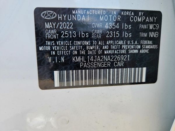 2022 HYUNDAI SONATA