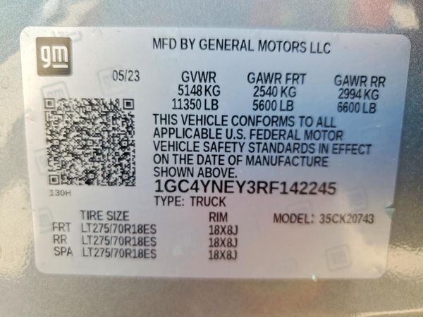 2024 CHEVROLET SILVERADO LT — VINS