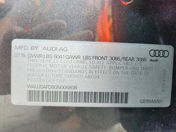 2016 AUDI 4BH ALROAD quattro