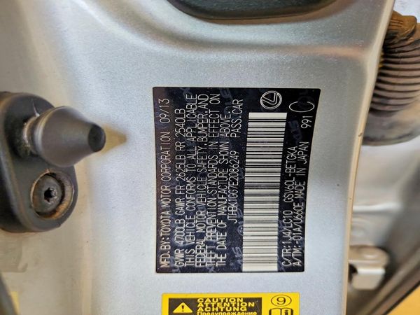 2014 LEXUS ES 350