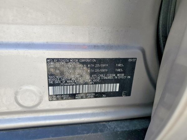 2022 TOYOTA VENZA