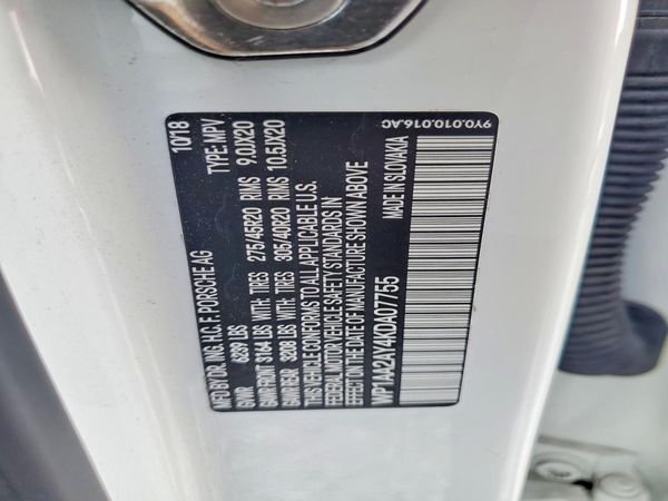 2019 PORSCHE CAYENNE