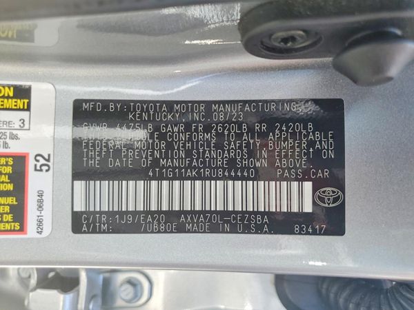 2024 TOYOTA CAMRY