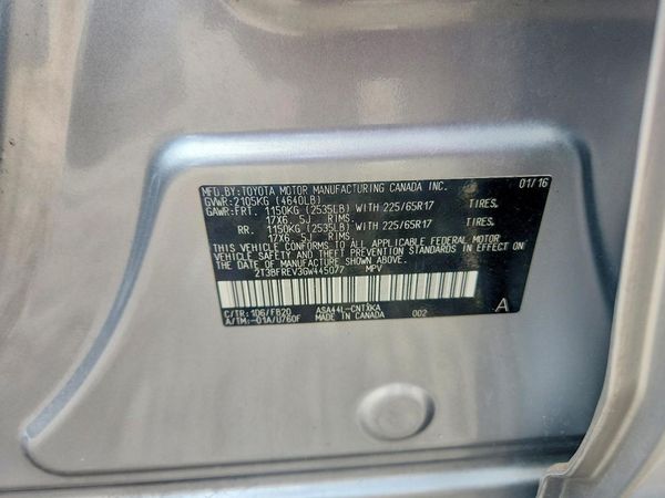 2016 TOYOTA RAV4 LE (X Grade)
