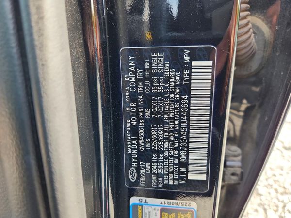 2017 HYUNDAI TUCSON