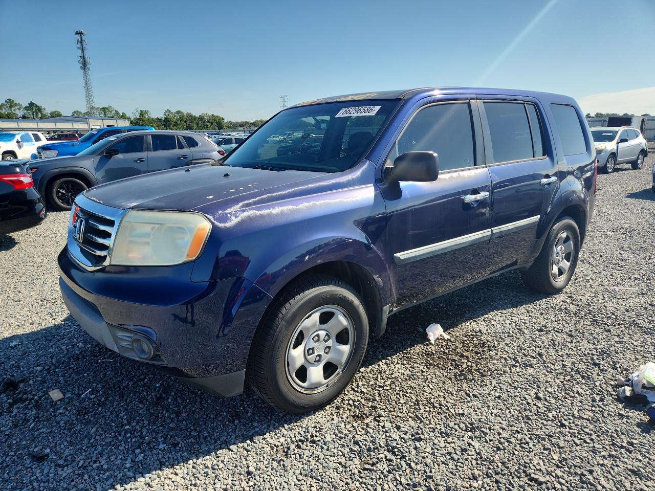 2013 HONDA PILOT LX — Front 3/4