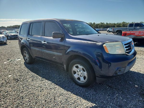 2013 HONDA PILOT LX — Passenger 3/4