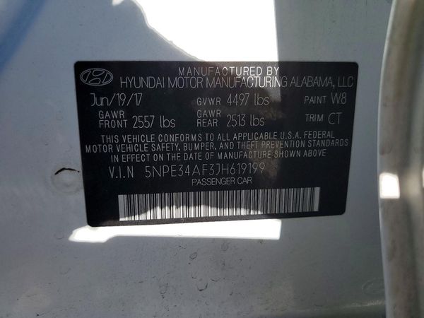 2018 HYUNDAI SONATA