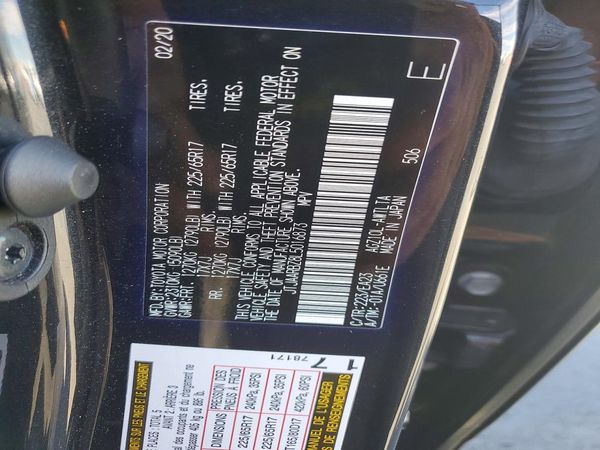 2020 LEXUS NX 300 Base — VINS