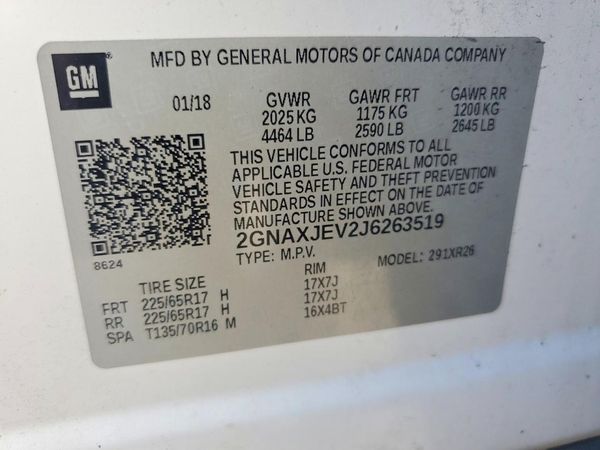 2018 CHEVROLET EQUINOX