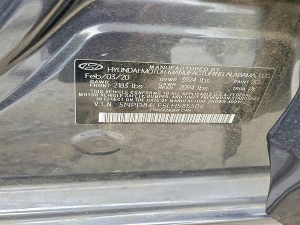 2020 HYUNDAI ELANTRA