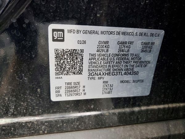 2026 CHEVROLET EQUINOX 1LT