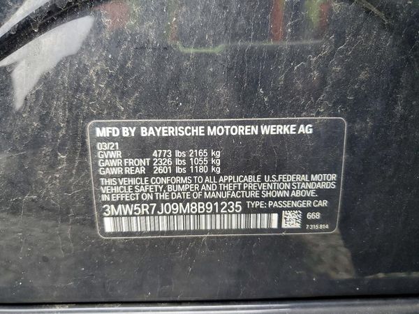 2021 BMW 330XI xDrive