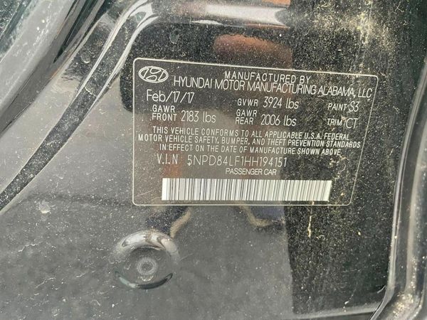2017 HYUNDAI ELANTRA