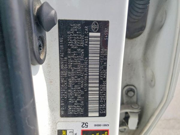 2018 TOYOTA CAMRY L/LE/SE/XLE