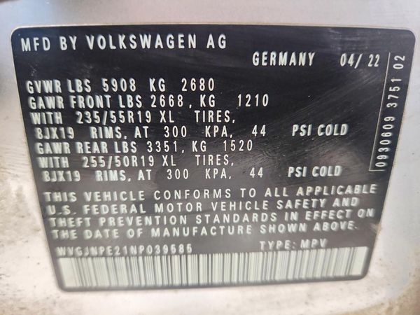 2022 VOLKSWAGEN ID.4 Pro