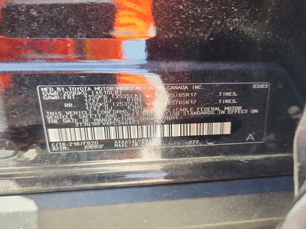 2023 TOYOTA RAV4 LE