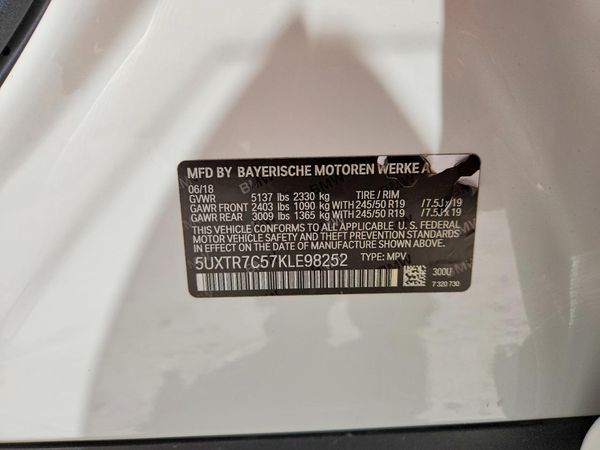 2019 BMW X3 sDrive30i