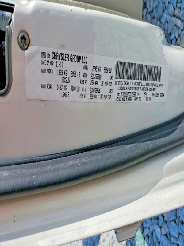 2012 DODGE GRAND CARAVAN SXT