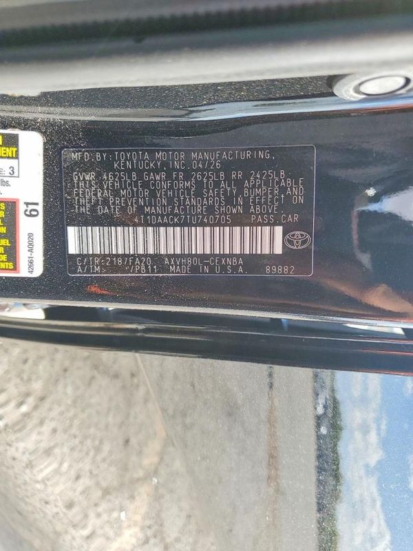 2026 TOYOTA CAMRY