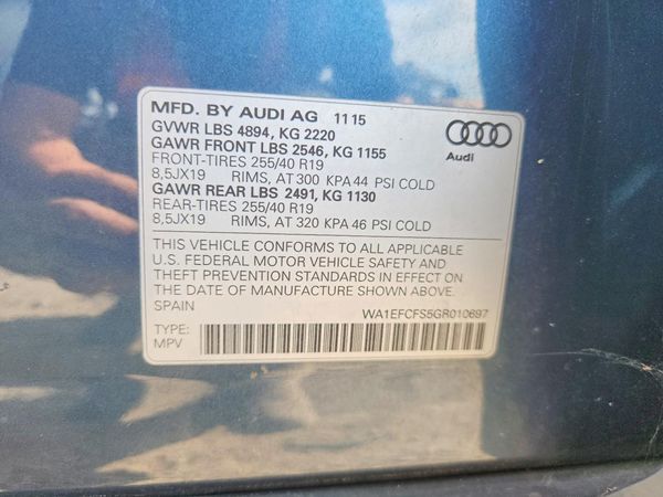 2016 AUDI Q3