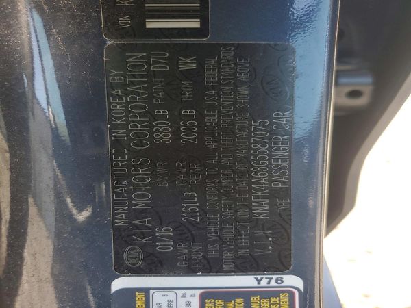 2016 KIA FORTE GL (Middle-Low Grade)