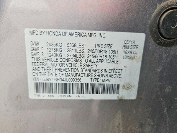 2018 ACURA MDX Standard