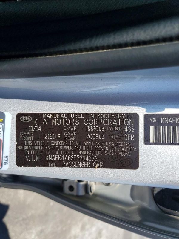 2015 KIA FORTE GL(Middle-low grade)