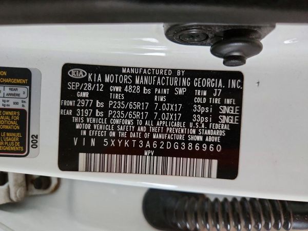 2013 KIA SORENTO Base / LX