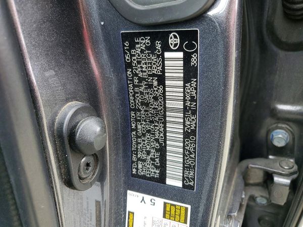 2016 TOYOTA PRIUS