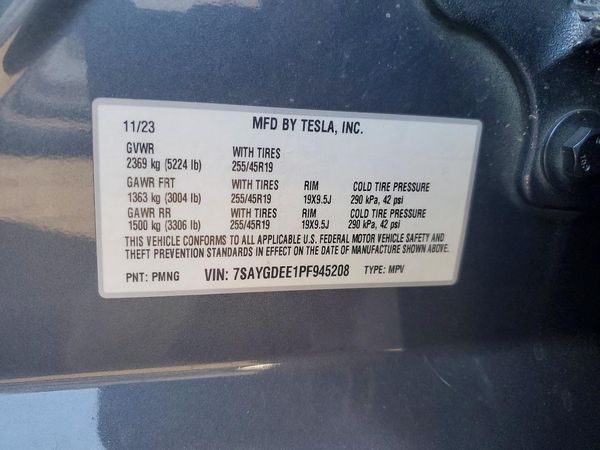 2023 TESLA MODEL Y