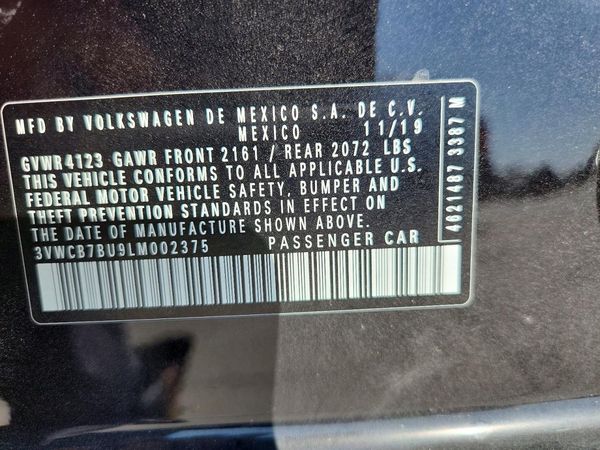 2020 VOLKSWAGEN JETTA S, SE, R-Line