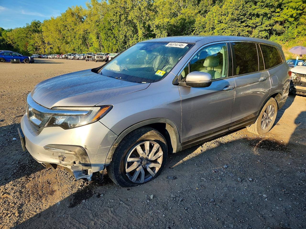 2021 HONDA PILOT EX — Front 3/4