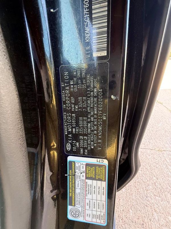 2015 KIA SEDONA EX