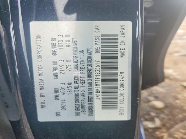 2015 MAZDA 3 Grand Touring/GT