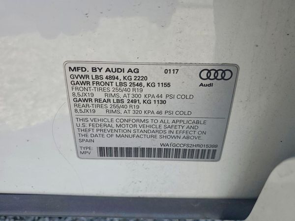 2017 AUDI Q3 quattro Prestige