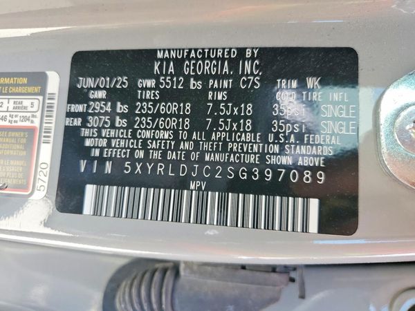 2025 KIA SORENTO
