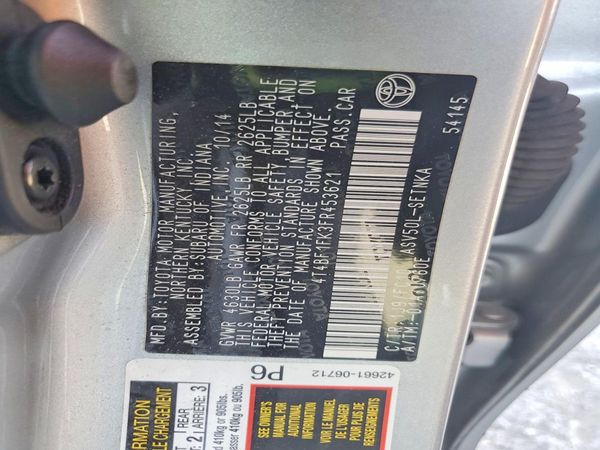 2015 TOYOTA CAMRY