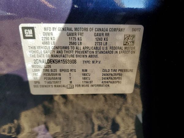 2017 CHEVROLET EQUINOX Premier