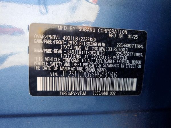 2025 SUBARU FORESTER