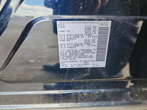 2019 INFINITI QX60