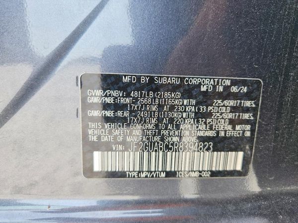 2024 SUBARU CROSSTREK Base