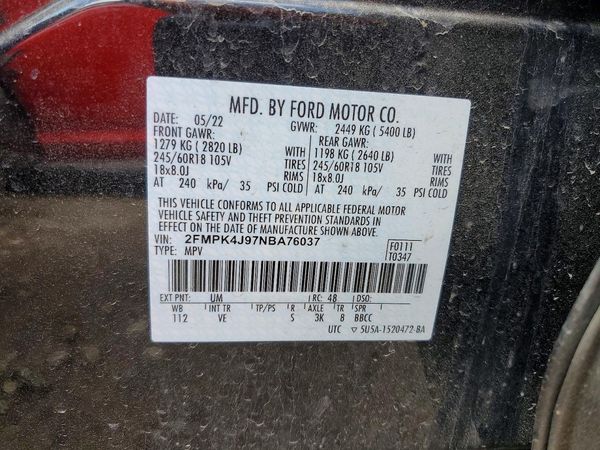 2022 FORD EDGE