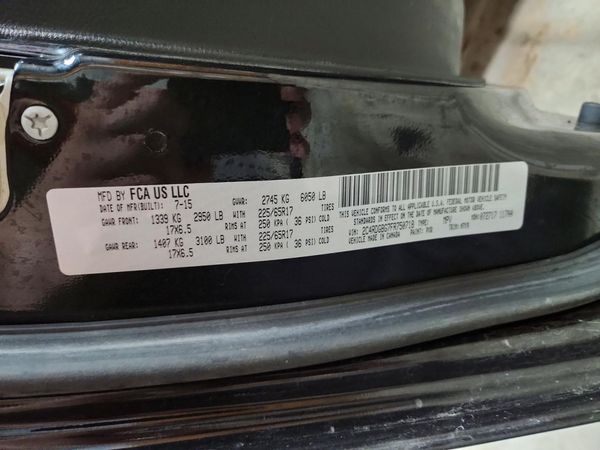 2015 DODGE GRAND CARAVAN SE