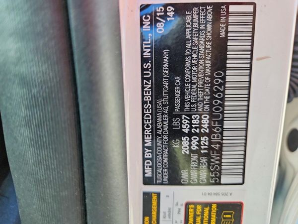 2015 MERCEDES-BENZ C